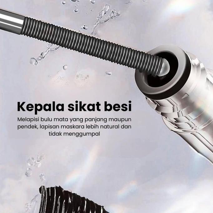 [BPOM] FEALI Iron Eyelashes Set Mascara Lengthen Length Steel Mascara Eye Lash Make Up - Make Up Maskara Waterproof