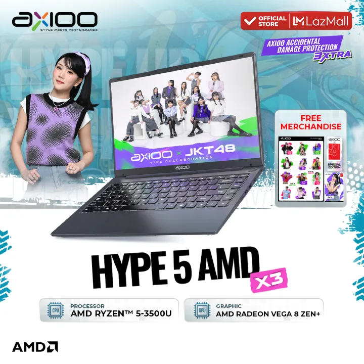 Axioo MyBook Hype 5 AMD X3 Ryzen 5-3500U/8GB/256GB/FHD IPS | Lazada Indonesia