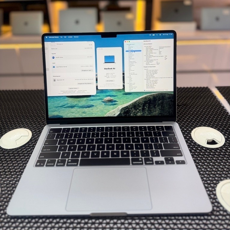 @MACBOOK AIR M4 16GB 24GB 256GB 512GB 13INCH 15INCH SECOND BERGARANSI