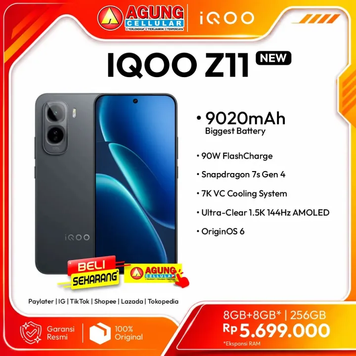 IQOO Z11 Bergaransi Resmi | Lazada Indonesia
