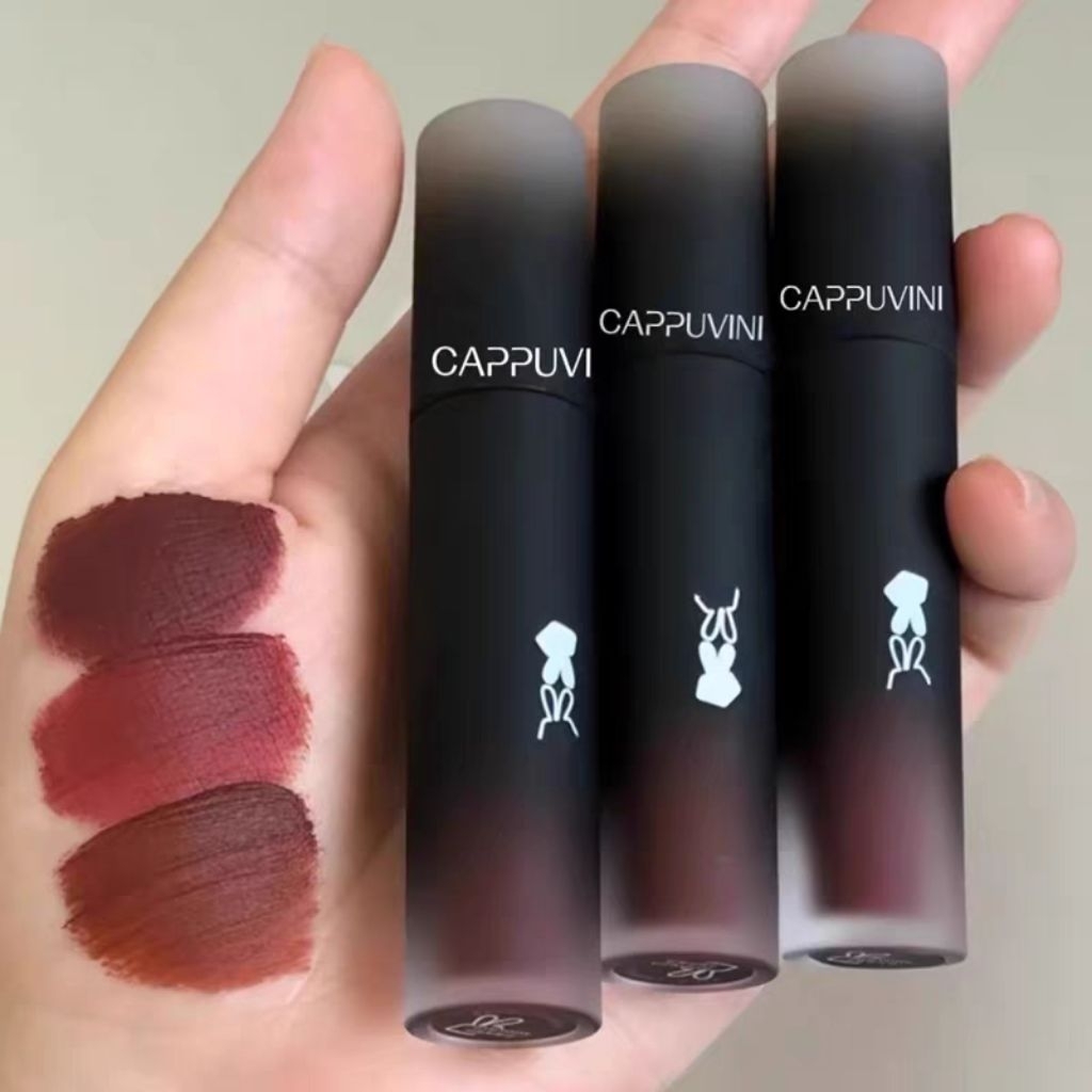 Jual MATTE Lip Glaze Dark series Lipstik warna gelap - Lip Matte Terlaris | Shopee Indonesia