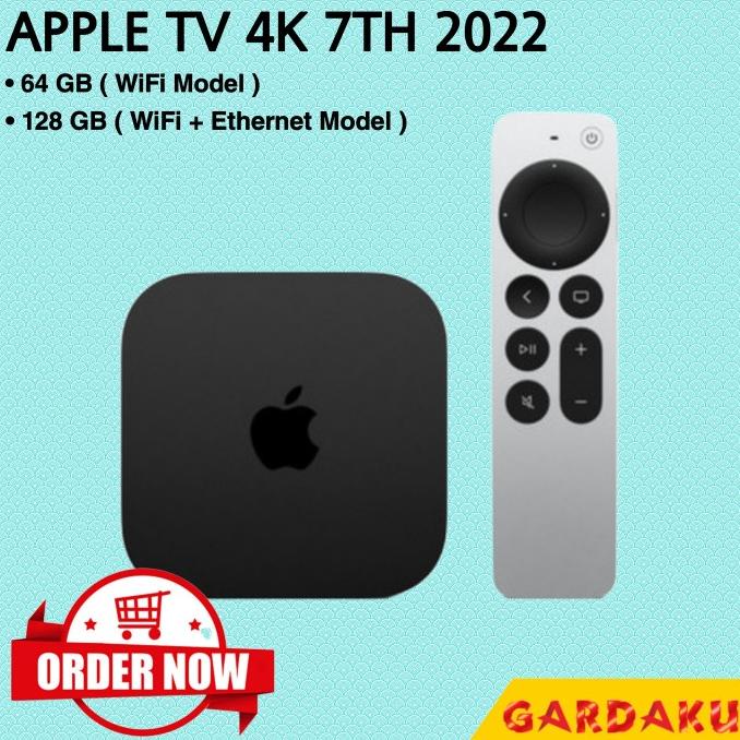 Apple TV 4K 2022 Gen 7th 64GB / 128GB WiFi Ethernet
