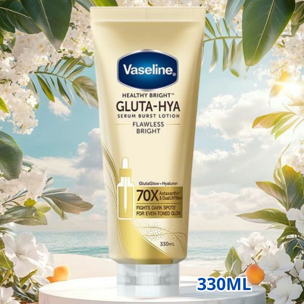 Vaseline Gluta-Hya Serum Burst Lotion Flawless Bright