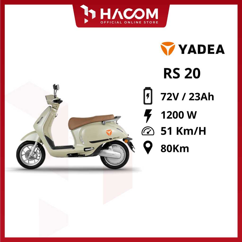 Motor Listrik Yadea RS20 Garansi Resmi Yadea 2 Tahun Original Anti Air
