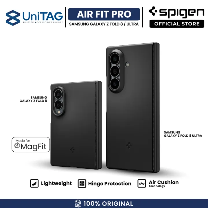 SPIGEN Case for Samsung Galaxy Z Fold 8 Ultra 7 Air Fit Pro Magfit Cover Hinge Protector Hardcase Casing by UniTAG | Lazada Indonesia