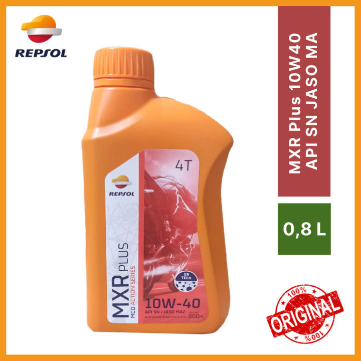 Repsol MXR Plus 4T 10w40 800ml | Lazada Indonesia