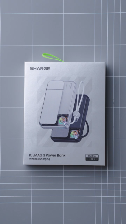 SHARGE Powerbank Magsafe ICEMAG 3 Active Cooling 10000mAh Qi2.2 25W Fast Charging 35W for iPhone Samsung Android by UniTAG | Lazada Indonesia