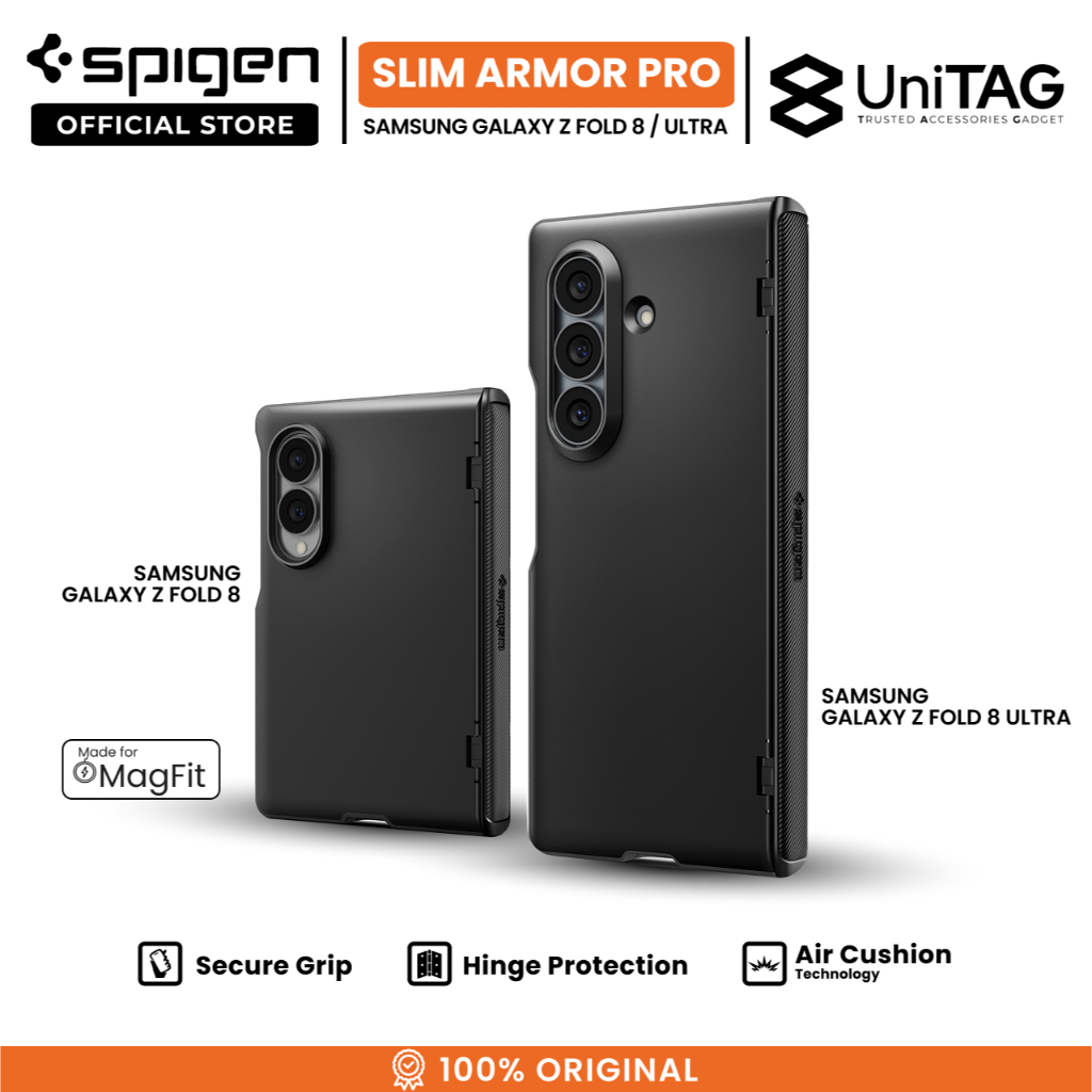 Jual SPIGEN Case for Samsung Galaxy Z Fold 8 Ultra 7 Spigen Slim Armor Pro Magfit Hinge Protection Cover Anti Slip | Shopee Indonesia