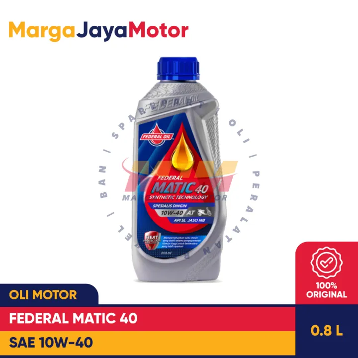 Federal Matic 40 10W-40 0.8L | Lazada Indonesia