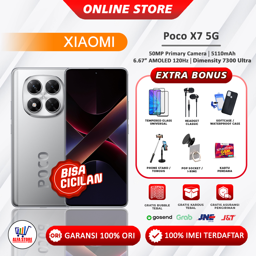 Xiaomi Poco X7 5G RAM 8/256GB - 12/512GB Garansi Resmi