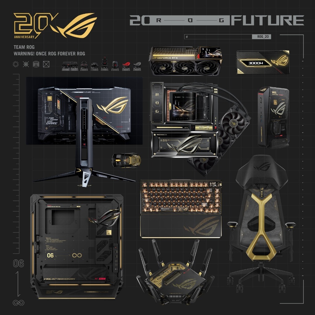 Jual ROG 20 YEARS EDITION : KEYBOARD & MOUSE BUNDLE ( ROG AZOTH EXTREME EDITION 20 / ROG HARPE II ACE EXTREME EDITION 20 / ROG KEYCAP MYSTERY BOX EDITION 20 / ROG SCABBARD II XXL EDITON 20 ) | Shopee Indonesia
