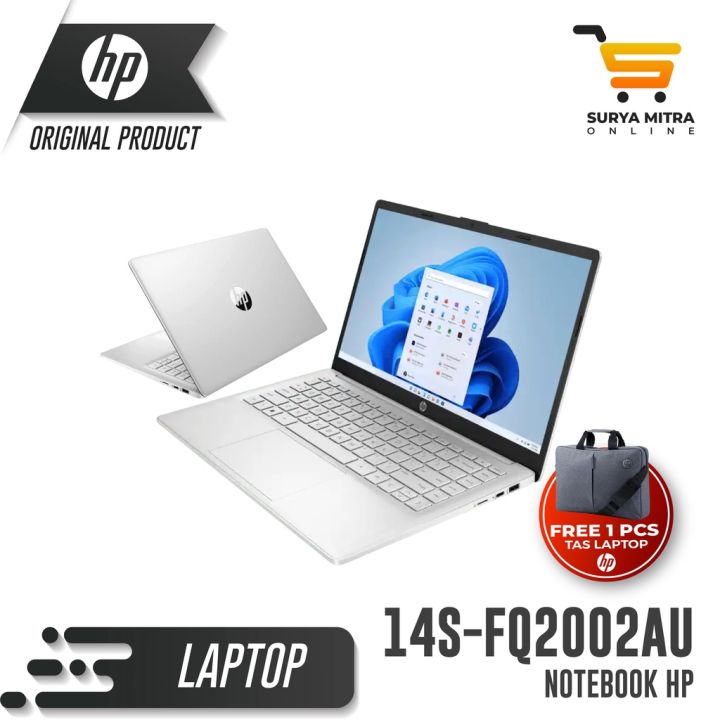 Laptop HP 14s-FQ2002AU 14" AMD Ryzen5-5625U AMDRadeon 8GB 512GB-SSD | Lazada Indonesia