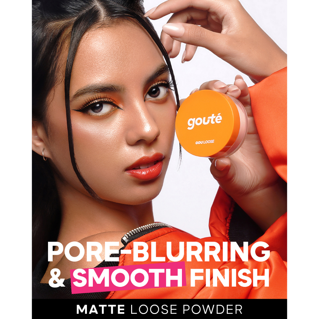 gouté Gouloose - Matte Loose Powder with Smooth Finish - Pore-Blurring