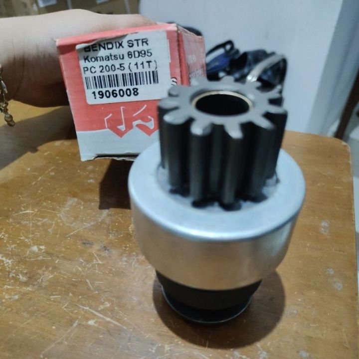 bendix starter GP pinion starter komatsu PC200-5 pc 200-5 6D95 11T 1906008 | Lazada Indonesia