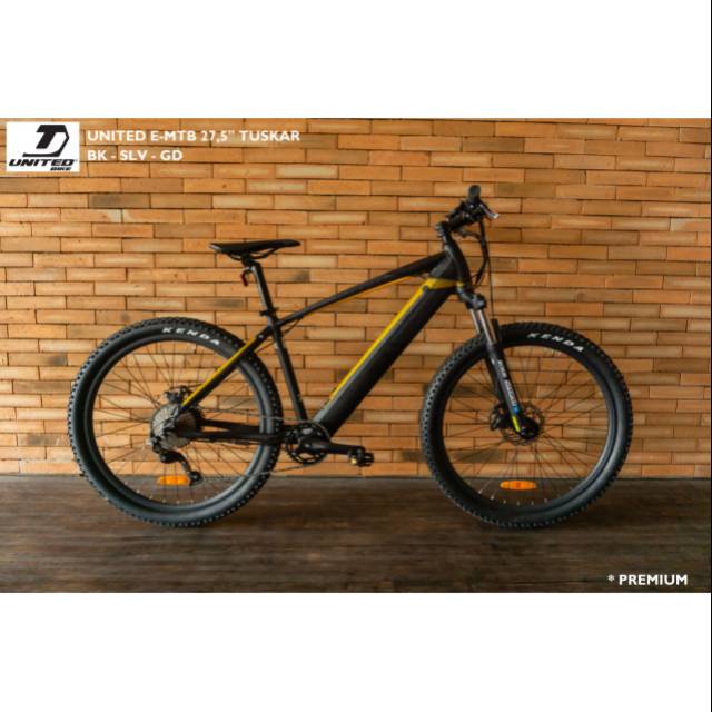 Sepeda Listrik e bike UNITED TUSKAR E- MTB 27,5 INCH
