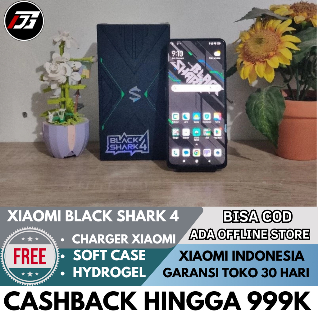 Jual Xiaomi Black Shark 4 256GB 128GB SNAPDRAGON 870 BLACKSHARK 4 Garansi Resmi Indo | Shopee Indonesia