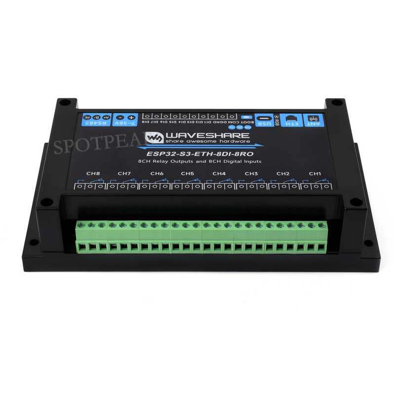 PROMO ESP32-S3 Industrial Grade 8-Channel Relay WiFi  Bluetooth Ethernet Port (ETH)  IoT  RS485  RJ45 POE