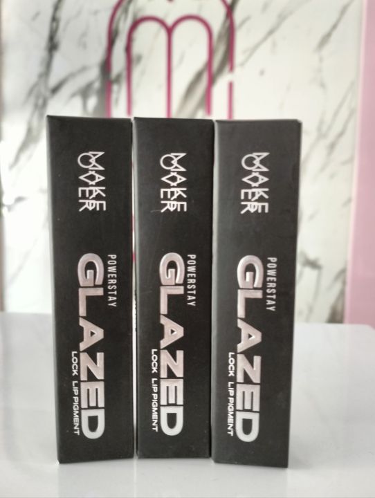 MAKE OVER POWERSTAY GLAZED LOCK LIP PIGMENT 3G | Lazada Indonesia