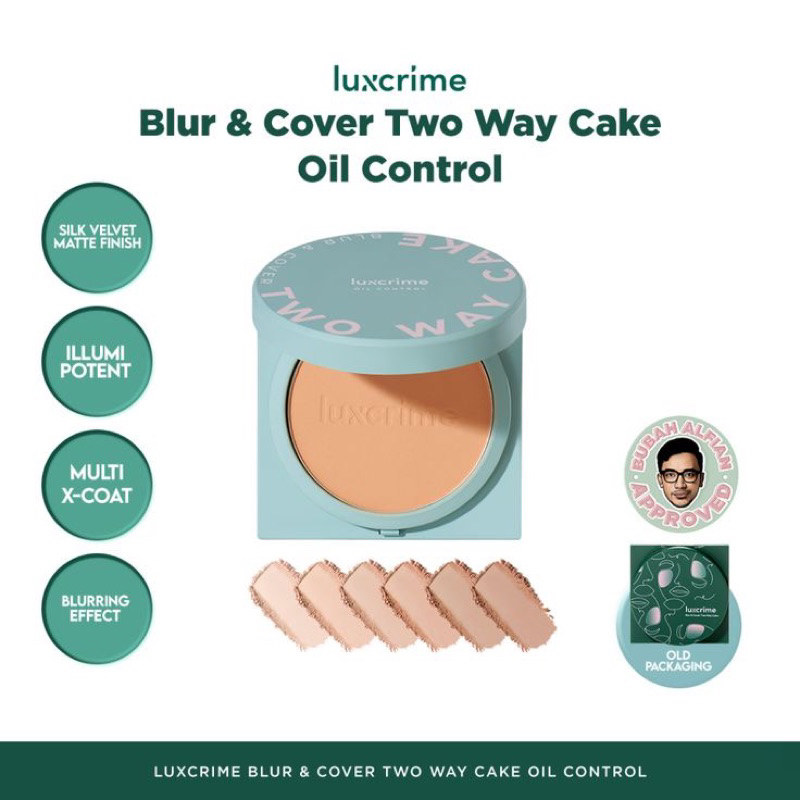 Luxcrime Blur & Cover Two Way Cake