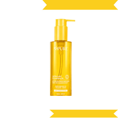 NPURE Ultra Light Cleansing Oil 200ml - Waterproof Makeup Remover Deep Cleansing