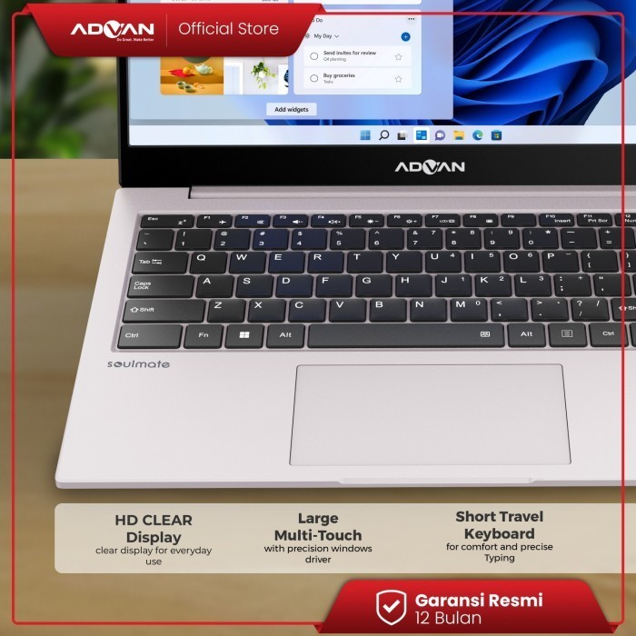 Laptop Advan Soulmate Celeron N4020 4Gb/128Gb (Upgradable) 14" Hd