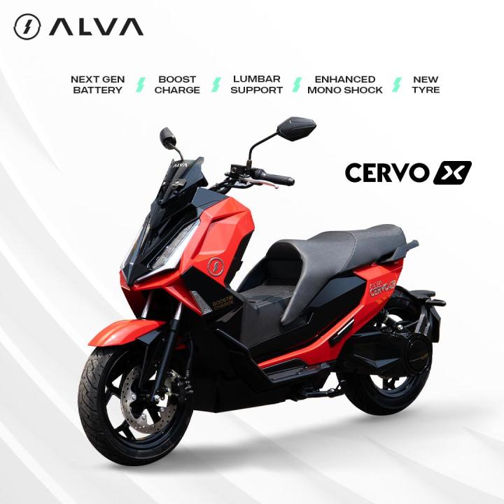 ALVA - ALVA CERVO X Sepeda Motor Listrik 1 Baterai | Lazada Indonesia
