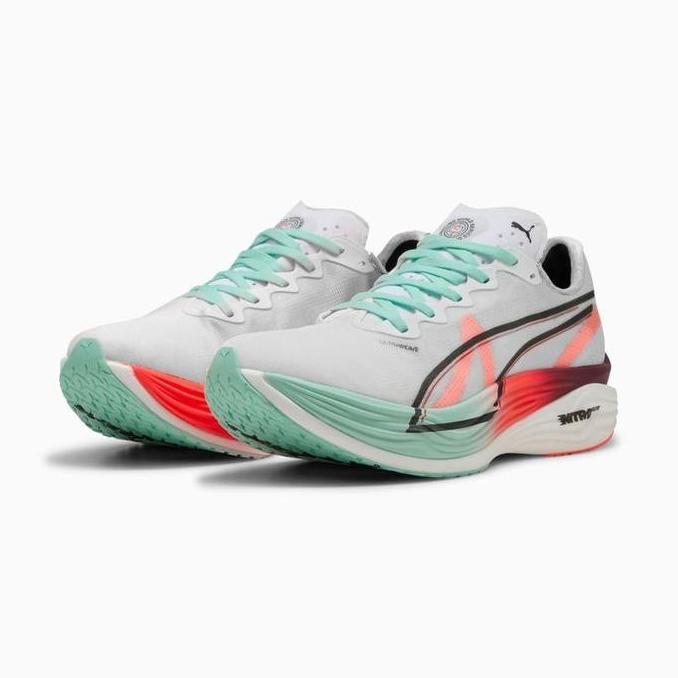 Sepatu Lari Wanita Puma Wmns Deviate Nitro Elite 3 X Hyrox Puma White Original 312292-01