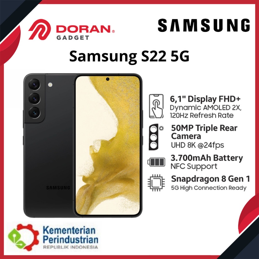 Samsung Galaxy S22 5G - With 50MP Camera - Garansi SEIN 1 Tahun