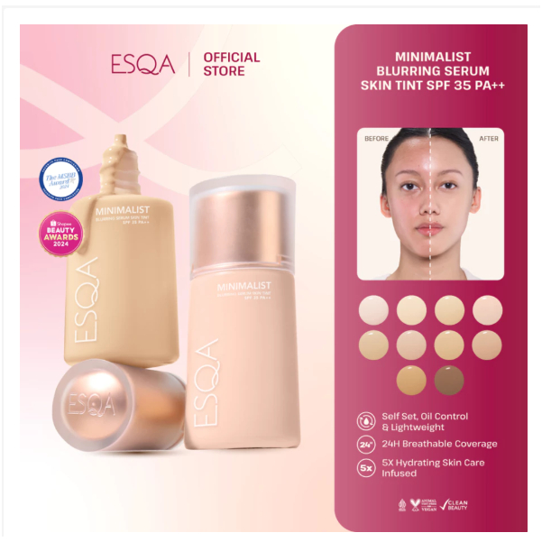 ESQA Minimalist Blurring Serum Skin Tint SPF 35 PA++