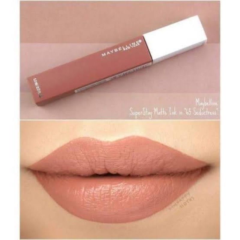 Jual MAYBELLINE SUPERSTAY MATTE INK 65 SEDUCTRESS | Shopee Indonesia