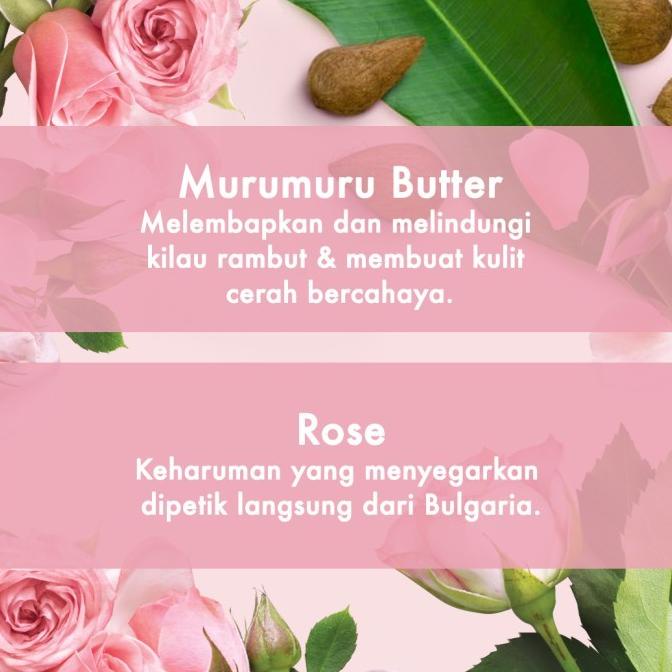 Love Beauty & Planet Body Lotion Murumuru Butter Rose 400ml - Isi 2