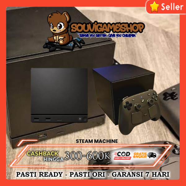 Jual Valve Steam Machine Original Gaming Console Mini PC | Fullset | Support Steam & Windows | Shopee Indonesia