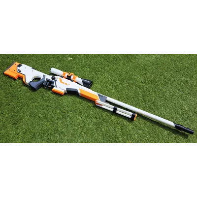 Jual AWP Asiimov Sniper Rifle (Rubber Band Gun) | Shopee Indonesia