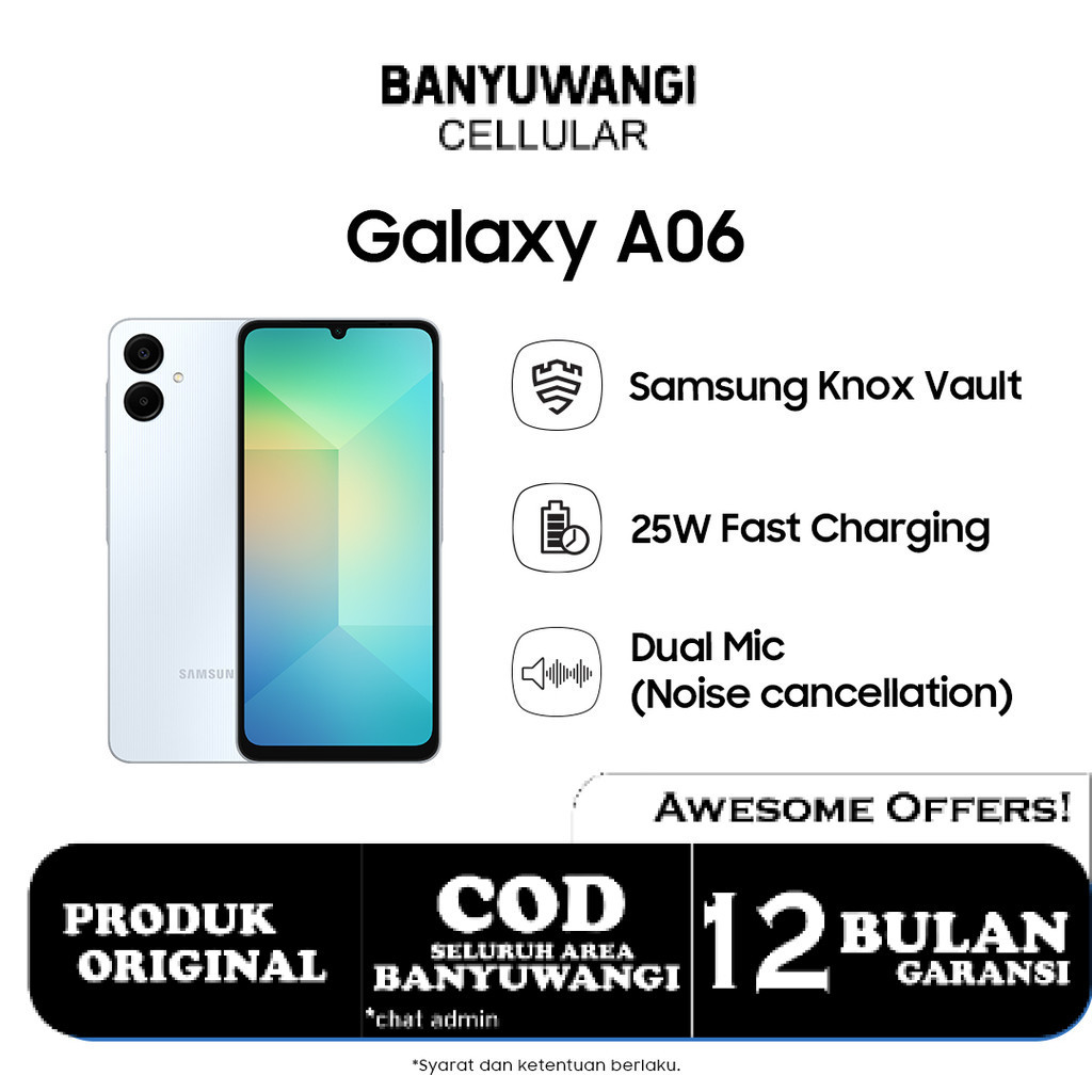 Samsung Galaxy A06 4/128GB - Light Blue