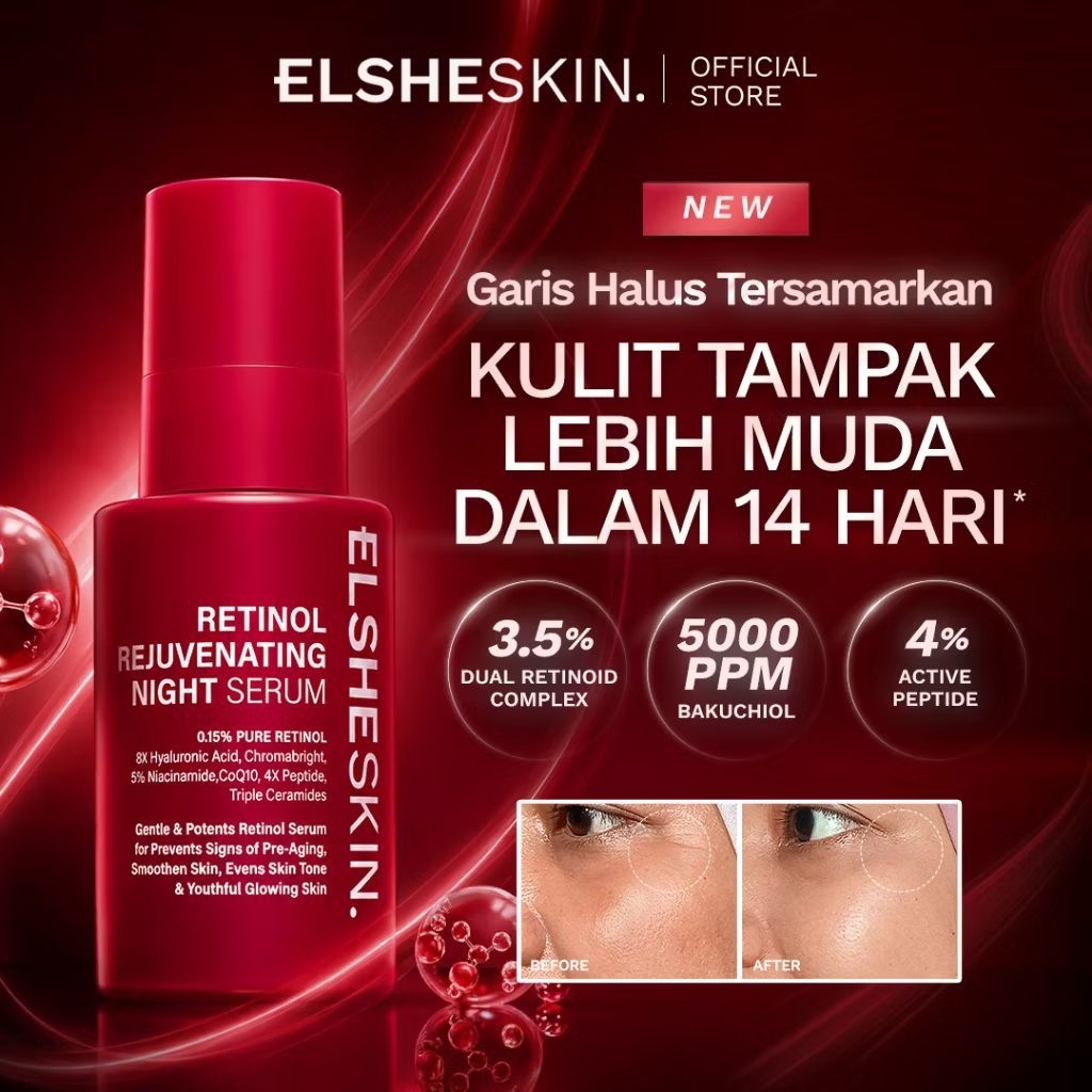 Jual Elsheskin Retinol Rejuvenating Night Serum | Shopee Indonesia