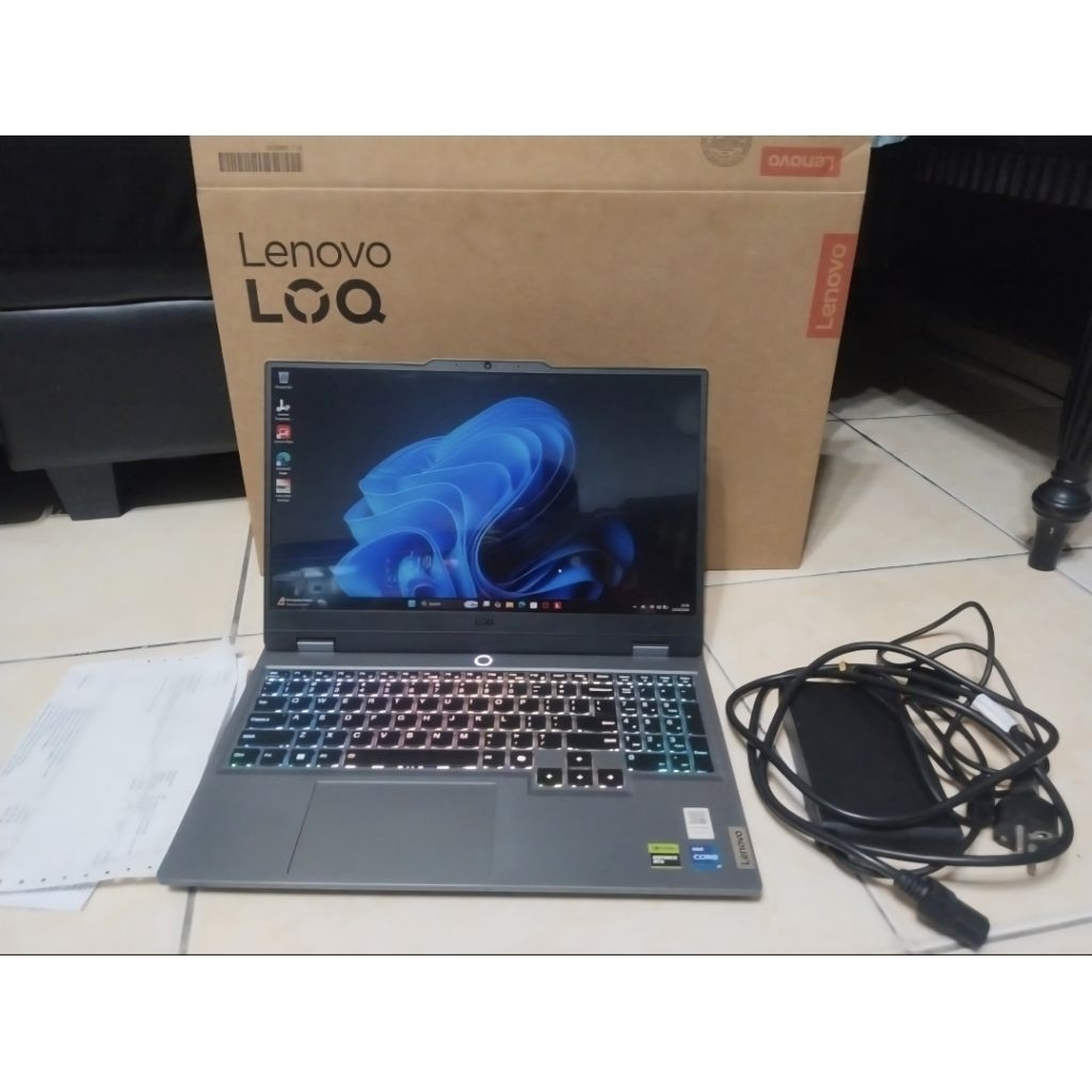 Jual Lenovo LOQ 15 RTX 4060 8gb i7 13650HX Fullset Garansi resmi ADP | Shopee Indonesia
