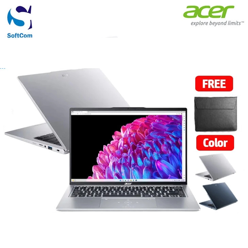 Jual ACER Swift Go 14 AI SFG14 73 56A7 58BQ Ultra 5 125H/32GB/512GB/14" 2.8K OLED/W11 | Shopee Indonesia