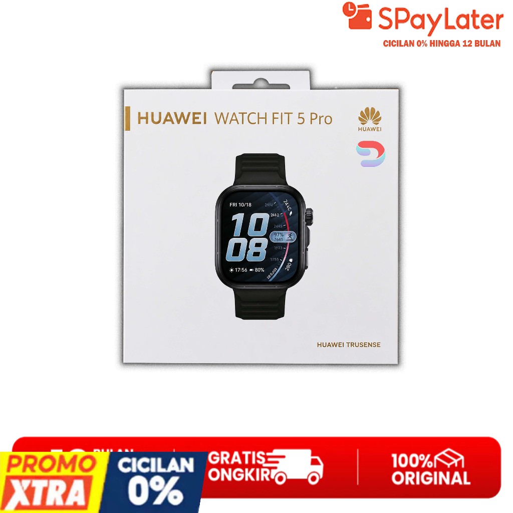 Jual Huawei Watch Fit 5 Pro / Watch Fit 5 Smartwatch AMOLED GPS Original Resmi Indonesia | Shopee Indonesia