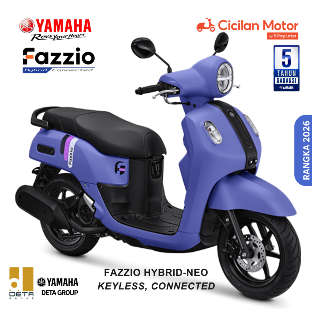 Jual Sepeda Motor Yamaha Fazzio Hybrid-Neo | Shopee Indonesia