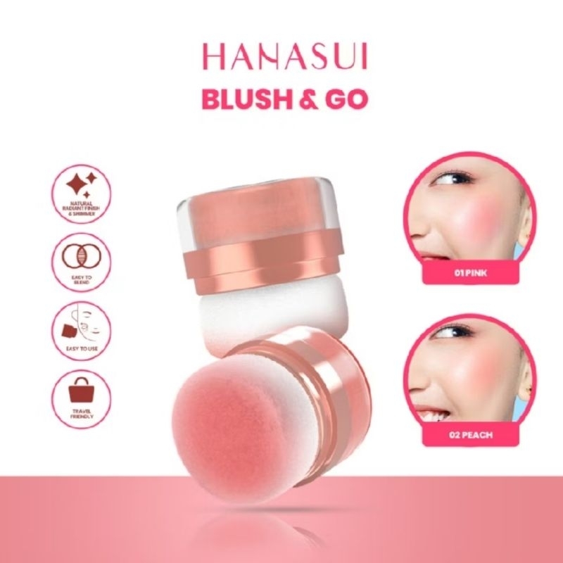 Jual HANASUI Perfect Cheek Blush & Go | Shopee Indonesia