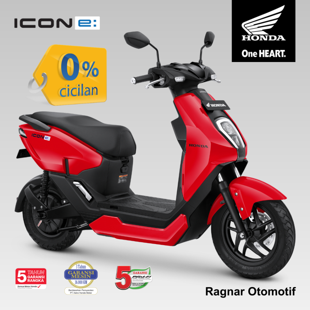 Jual Sepeda Motor Honda ICON e: Baru New Asli Original Bergaransi Resmi | Shopee Indonesia