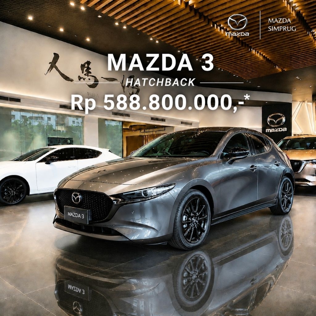 Jual Mazda 3 Hatchback AT 2025 | Kredit DP Ringan | Ready Test Drive | Shopee Indonesia