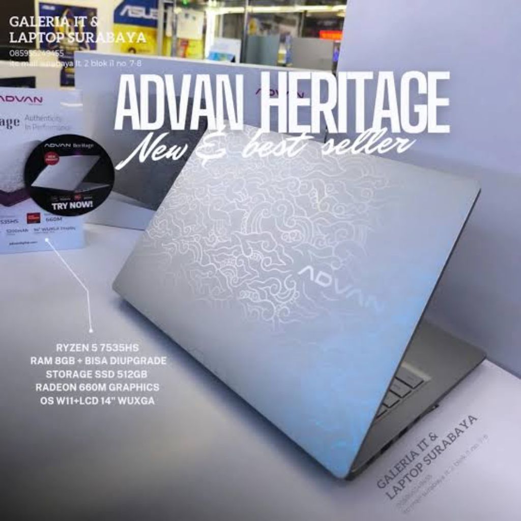 Jual advan workplus heritage ryzen 5 7535hs | Shopee Indonesia