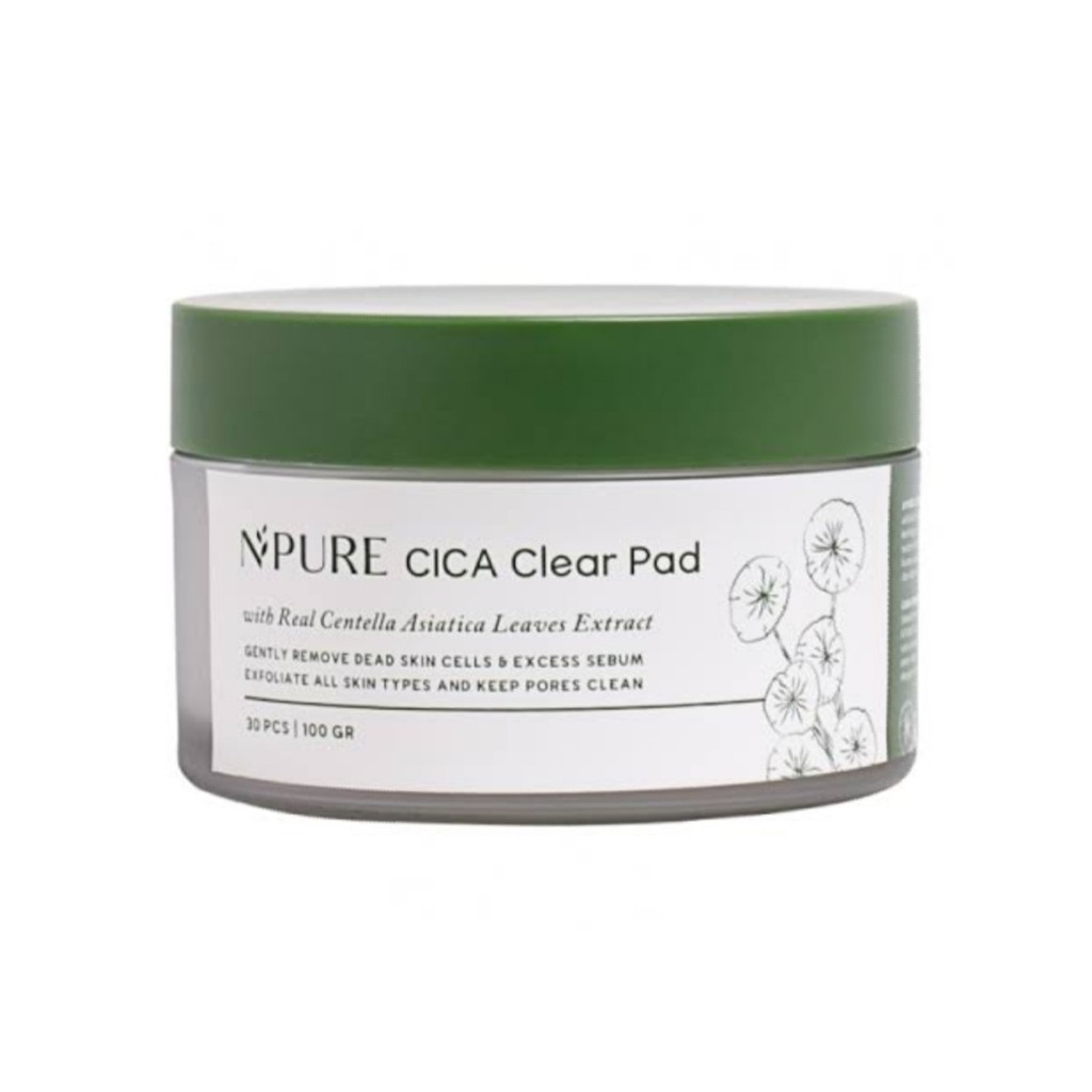 Jual N'Pure Cica Acne Clear Pad Gentle Exfoliation - [ Isi 30 + 10 Pads ] | Shopee Indonesia