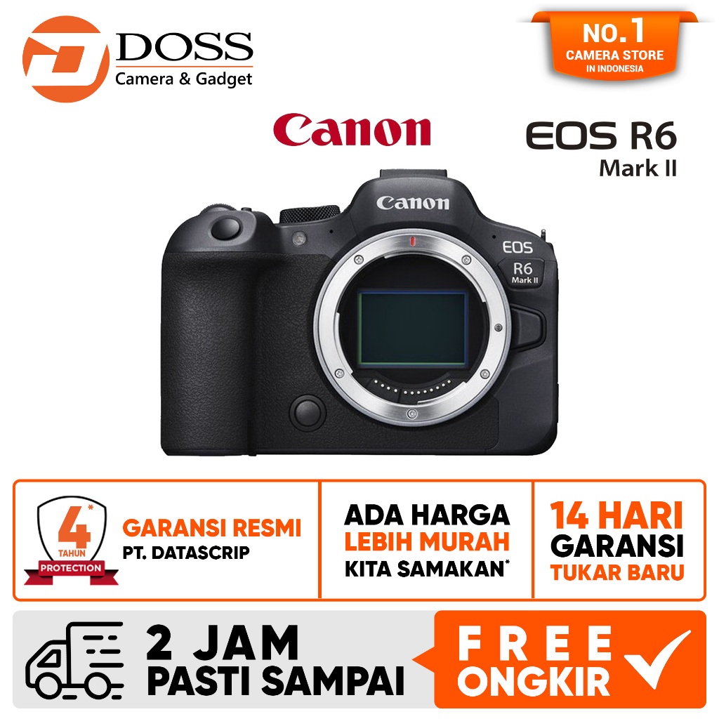 Jual Canon EOS R6II Canon EOS R6 Mark II Body Mirrorless Camera | Shopee Indonesia