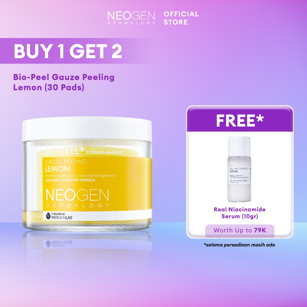 Jual NEOGEN DERMALOGY Bio Peel Exfoliating Pad Lemon Full Jar (30 Pads) | Shopee Indonesia