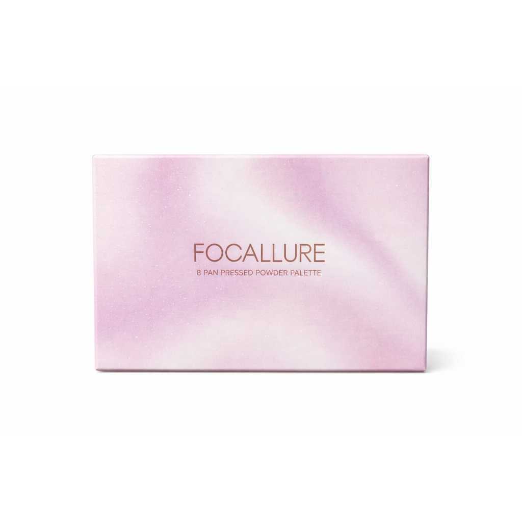 Jual FOCALLURE 8 PAN PRESSED POWDER PALETTE PK01 EXP: 07/28 | Shopee Indonesia