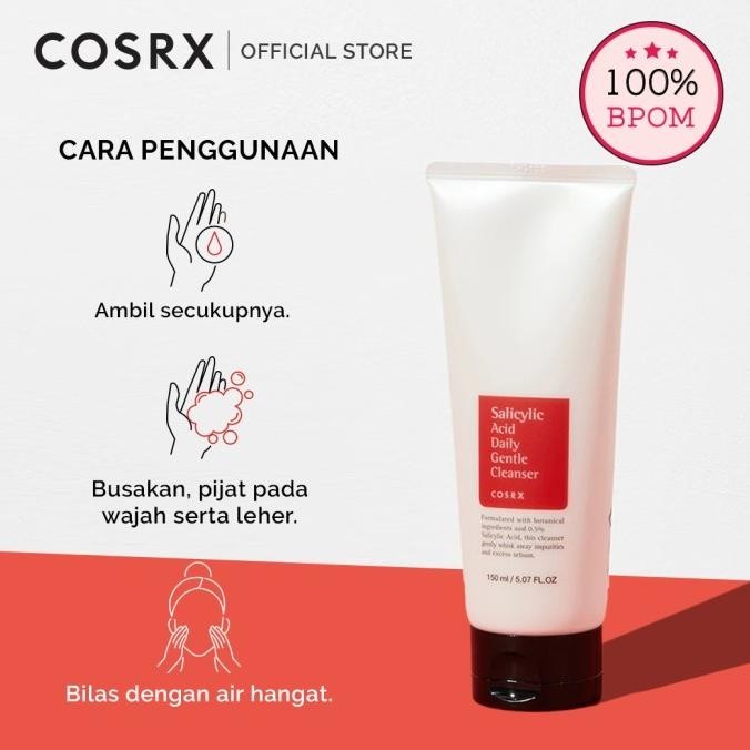 COSRX SALICYLIC ACID DAILY GENTLE CLEANSER SKIN CARE - 150 ML