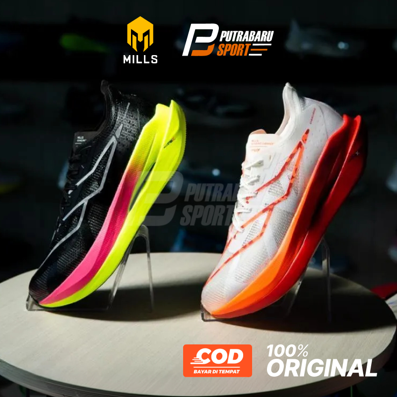 Jual Sepatu Running Lari Mills Enercharge M1 | Shopee Indonesia