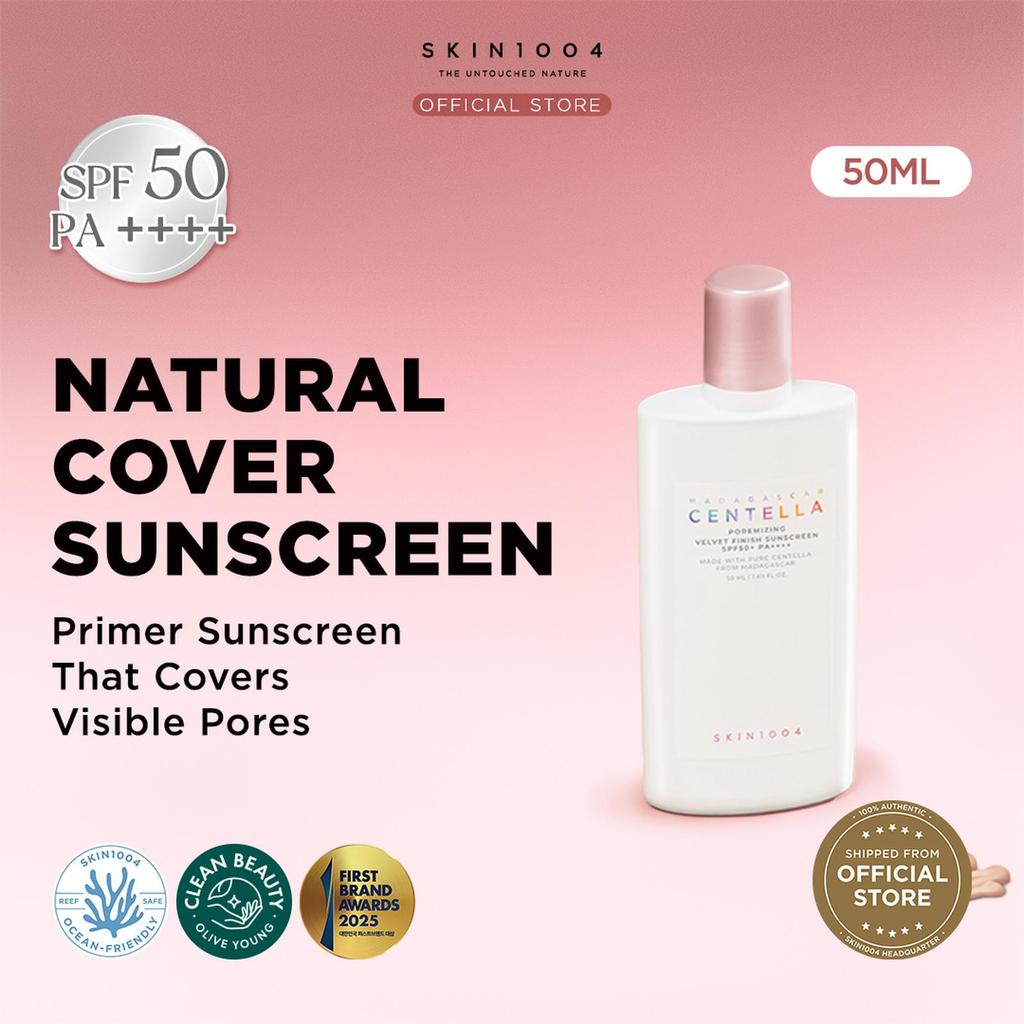 SKIN1004 Madagascar Centella Poremizing Velvet Finish Sunscreen 50ml (Tinted Sunscreen)